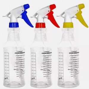 DAILY SPRAYER Professional Sprayer Bottles 32 ounces 3-PACK Empty Spray Bottles